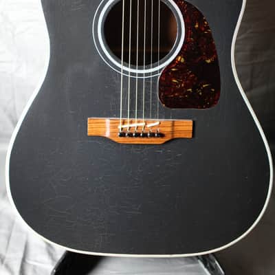 Gibson Southern Jumbo Banner Headstock 1942-45 Black (refin) w/OHSC image 4