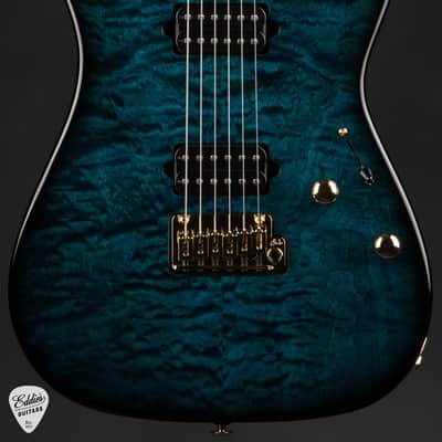 Suhr Standard Thin Burst Limited Edition - Trans Teal image 2