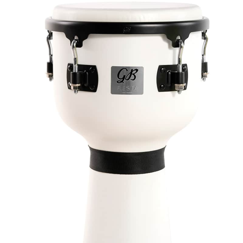 Gon Bops Fiesta 10" Djembe Magic White image 1