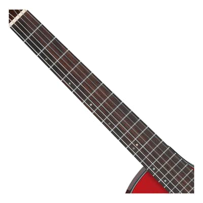 Used Ibanez GA35TCE A/E Nylon String Guitar - Sapphire Red High Gloss image 3
