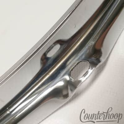 Ludwig 14" Supraphonic Snare Drum Batter Rim/Hoop 10-Lug-Hole Chrome Vintage 60s image 2