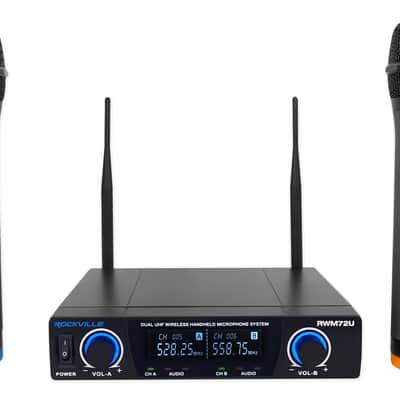 Mackie DRM18S 2000w 18" Powered DJ PA Subwoofer Sub+Dual Wireless Microphones image 3