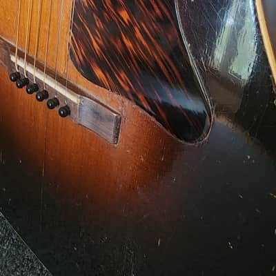 Gibson 1935 Roy Smeck Stage De Luxe Jumbo Flattop Acoustic Guitar Adirondak Top Converted Incredible Sounding Collectors Choice image 15