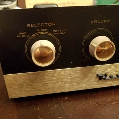 Heathkit Mono Integrated Tube Amp EA2 Stancor Transformers Hifi 1958 - black and gold image 3