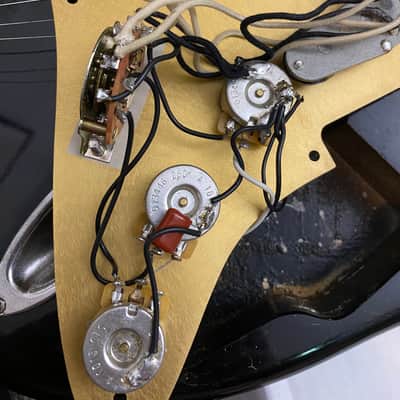 Fender Stratocaster 1987-1988 - Black, MIJ, ST-357, natural relic, many upgrades image 13