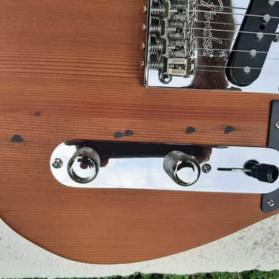 Fender Old Growth Redwood Telecaster, 2011, Reclaimed Railroad Ties, Case image 8