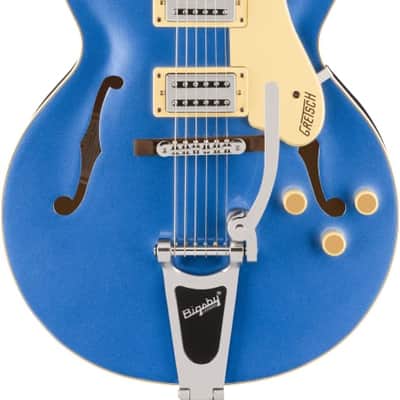 Gretsch G2420T Streamliner Hollow Body Guitar with Bigsby, Laurel Fingerboard, Broad'Tron BT-3S Pickups, Fairlane Blue image 2