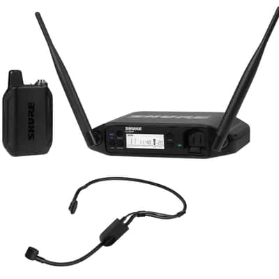Shure GLXD14+/PGA31 Dual Band Pro Digital Wireless Microphone System - 12-Hour Battery Life, 100 ft Range | PGA31 Headset Mic, Single Channel Receiver (GLXD14+/PGA31-Z3) image 5
