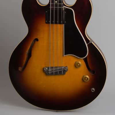 Gibson  EB-2 Electric Bass Guitar (1958), ser. #A-28818, original brown hard shell case. image 3