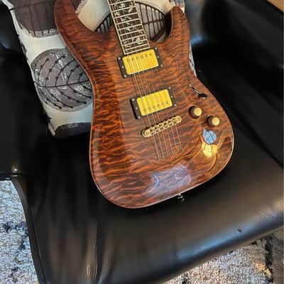 Schecter C-1 Classic Antique Amber image 1