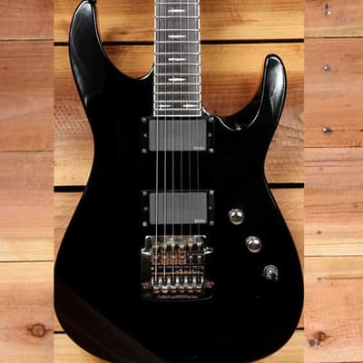 ESP JEFF HANNEMAN LTD JH600 Slayer Signature Axe Black w/ Dagger Inlays 10518 image 1