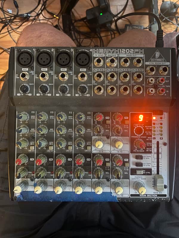 Behringer Xenyx 1202FX 12-Input Mixer with Effects NO POWER SUPPLY image 1