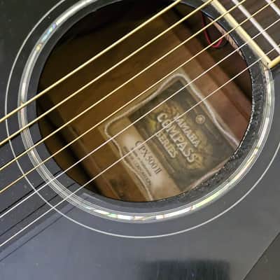 Electro Acoustic Guitar Yamaha CPX500II Black USED! RKCPX180326 image 5