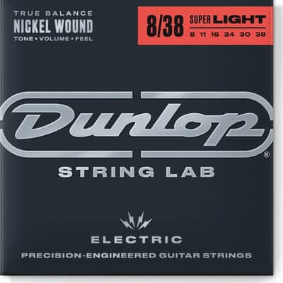 Dunlop - DEN0838 - Nickel Plated Steel Extra Light Electric Guitar 6 String Set, .008-.038 image 2