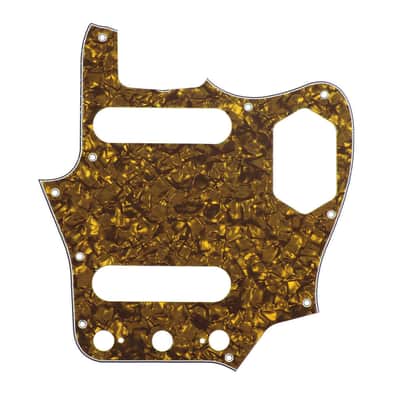 Jaguar Pickguard Scratch Plate Fits Fender USA - Gold Pearl image 1
