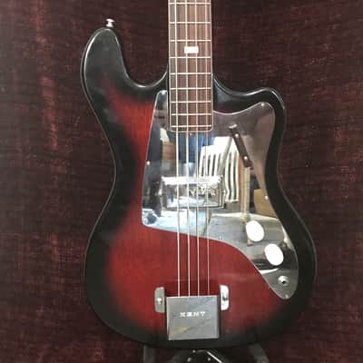 Kent Basin Street Bass Guitar 1965 - Full Scale - Soft Case image 2