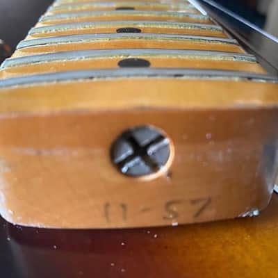 1957 Fender Stratocaster 2TSB Sunburst Refinished Body & Neck image 25