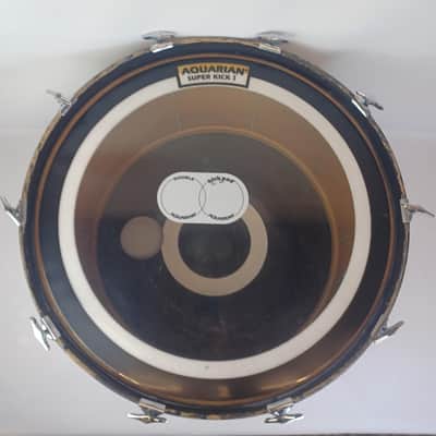 Slingerland 14x24" Jazz Rock Bass Drum Virgin 1970 3Ply Chrome Over Wood COW USA image 7