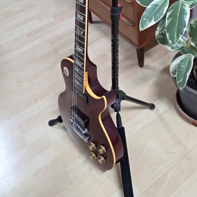 1976 Gibson Les Paul Deluxe Wine Red P90 Vintage Aged Road Worn Relic 70s 1970's P-90 Soap Bar Soapbar Electric Guitar image 16