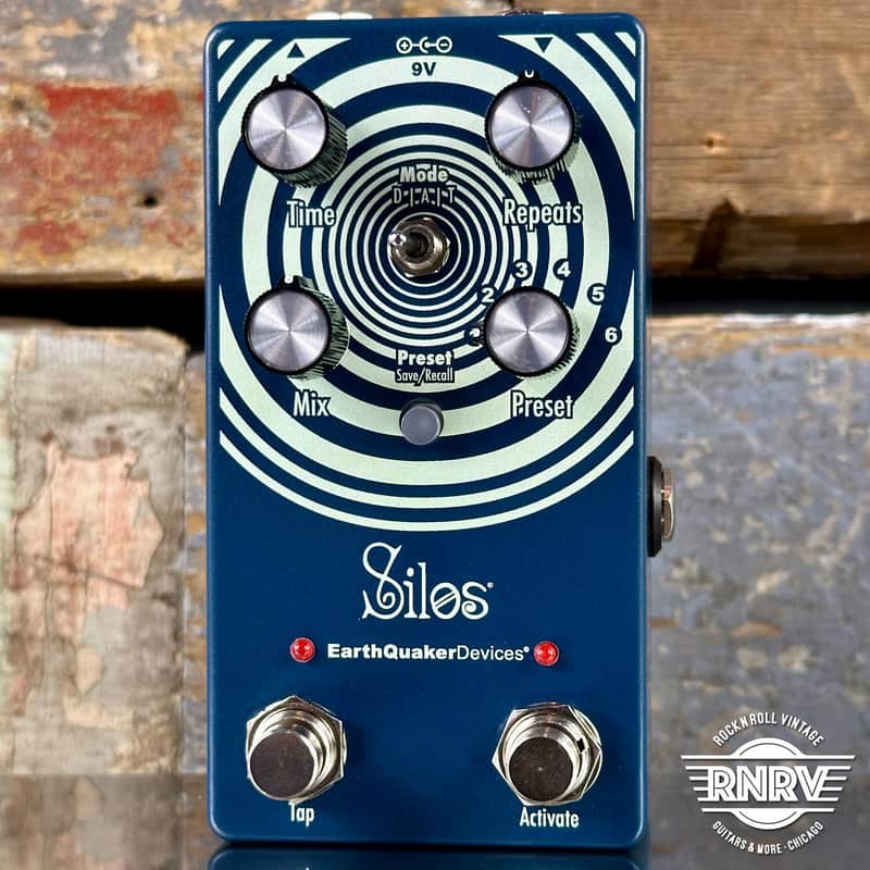EarthQuaker Devices Silos Multi-Generational Time Reflection Device - Blue image 1