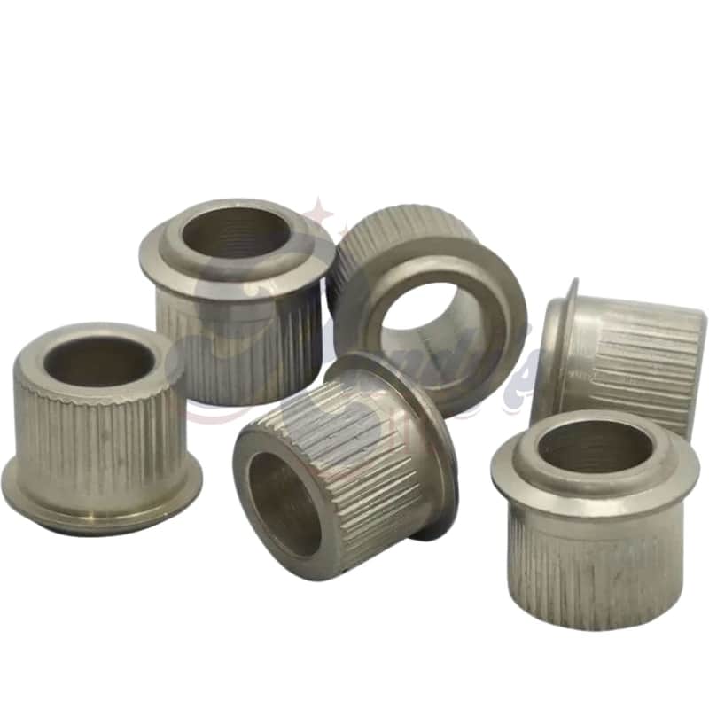 Gotoh Tuner & Machine Head Conversion Bushings (Round) - Fits Gibson®-Aged Nickel image 1