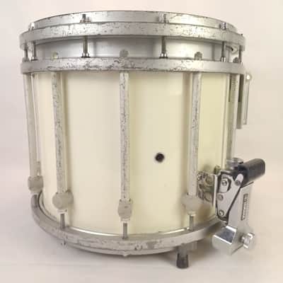 Yamaha 12x14" SFZ 9114U Marching Snare Drum Die-Cast Gloss White Japan Rims 9400 image 5