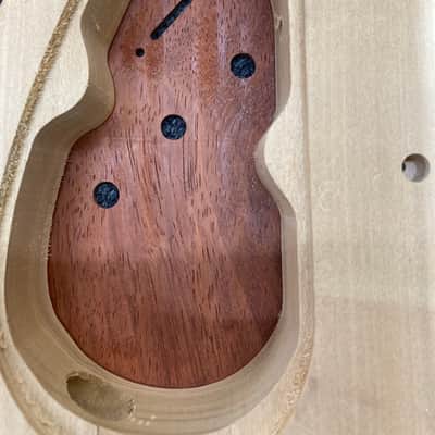 KSG HSS Super Strat Style Body - Maple Body with Padauk Top image 9
