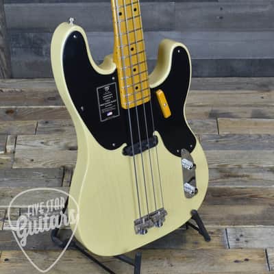 Mint Fender 75th Anniversary American Vintage II 1951 Precision Bass - Butterscotch Blonde with Hardshell Case image 9