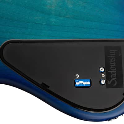 Sadowsky MetroLine 22-Fret Will Lee Bass, Red Alder Body, 4 String, Bora Blueburst Transparent Satin image 9