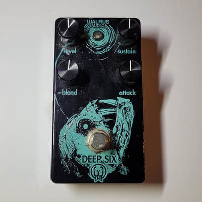 Walrus Audio Deep Six Compressor V1 Limited Edition - Angler Fish 2014 - 2016 - Black / Teal Angler Fish image 1