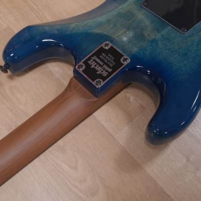 Schecter Traditional Pro 2022 - Present - Transparent Blue Burst image 5