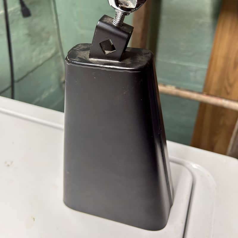 Latin Percussion LP007-N 8" Rock Cowbell with Self-Aligining .5" Mount 2010s - Black image 1