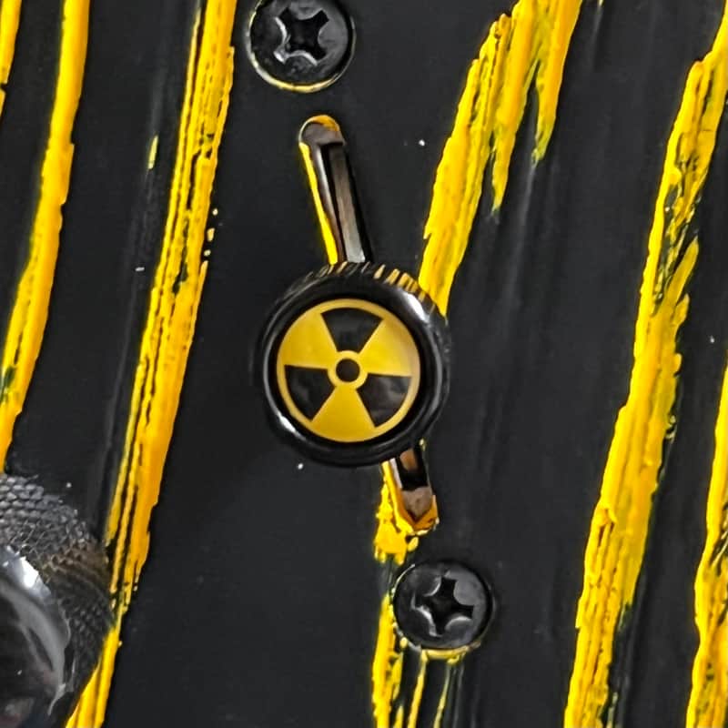 Kinnatone Fallout radioactive Switch tip knob for Blade style switch 3 or 5 way for Fender Strat tele Jackson Ibanez others image 1