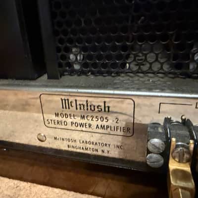 McIntosh MC2505 50-Watt Stereo Solid State Power Amplifier image 4