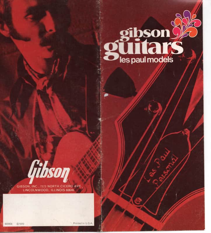 Gibson- Les Paul Models, 1970, Catalog/pamphlet Bild 1