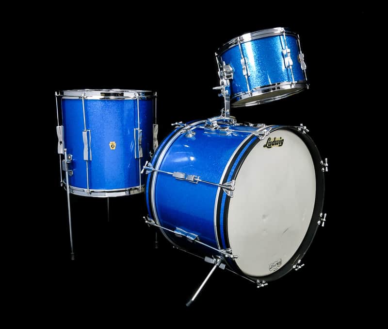 Ludwig No. 996-1 Club Date Outfit 12" / 14" / 20" Drum Set 1960s image 1