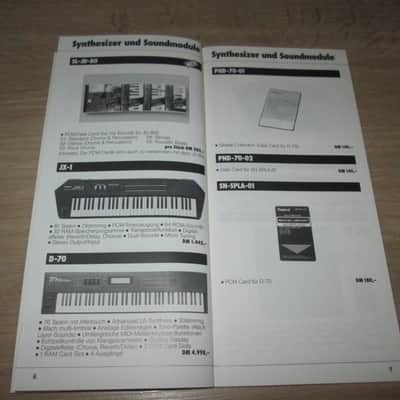 Roland Original 1992 Catalog (with JD-800) - Original Vintage Synthesizer Brochure image 5