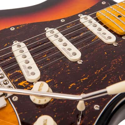 Vintage V6MSSB Reissued Series SSS - Sunset Sunburst image 5