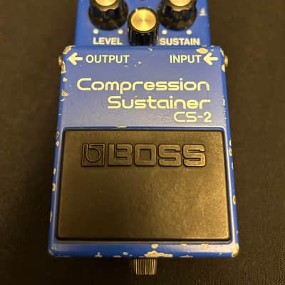 Boss CS-2 Compression Sustainer (Black Label) 1981 - 1989 - Blue image 2