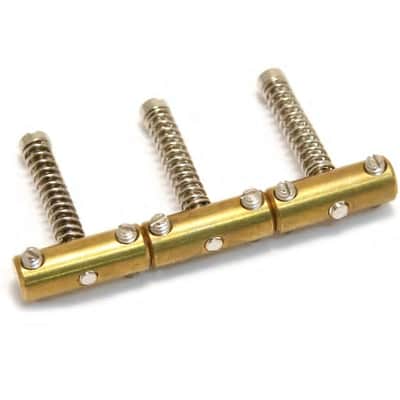099-0843-000 Genuine Fender Brass Saddles for Vintage Telecaster '50s & Esquire