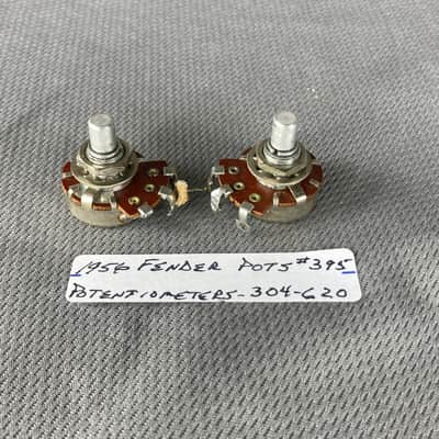 1956 Fender Pots-Potentiometer(#395) 250k- 304-620 Telecaster Esquire Duo-Sonic Musicmaster Precision Bass image 1