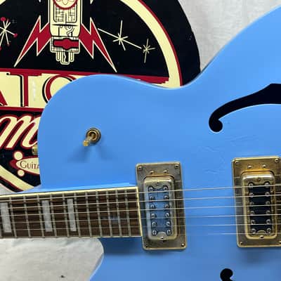 Gretsch G5191 Tim Armstrong Lefty Left-Handed Semi-Hollow Body Electric Guitar -- Spray Painted image 4