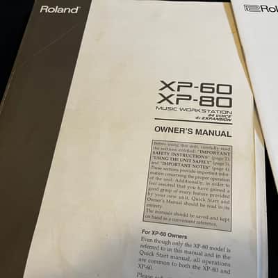 Roland XP-60 61-Key 64-Voice Music Workstation Keyboard 1998 - 2003 - Black image 2