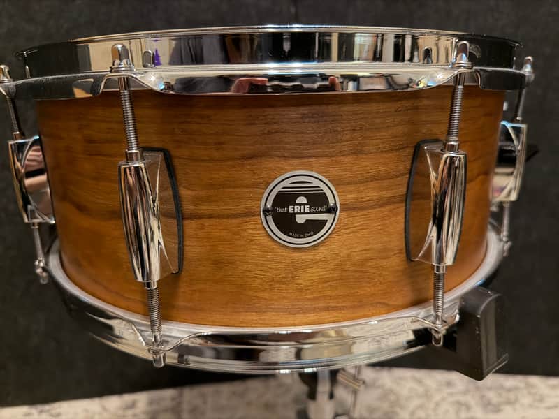 Erie Drums Solid Steambent Cherry Snare 14 x 5.65 " (2023) image 1