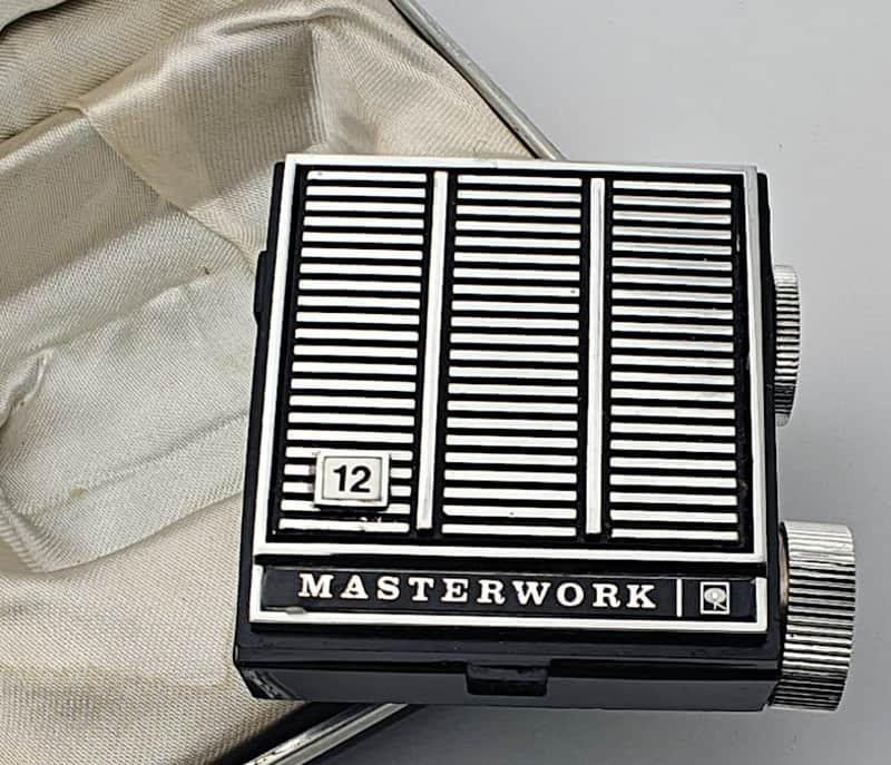 WORKING Masterwork M-100 Micro Transistor Radio w/ Box - Made In Japan - 1966 image 1