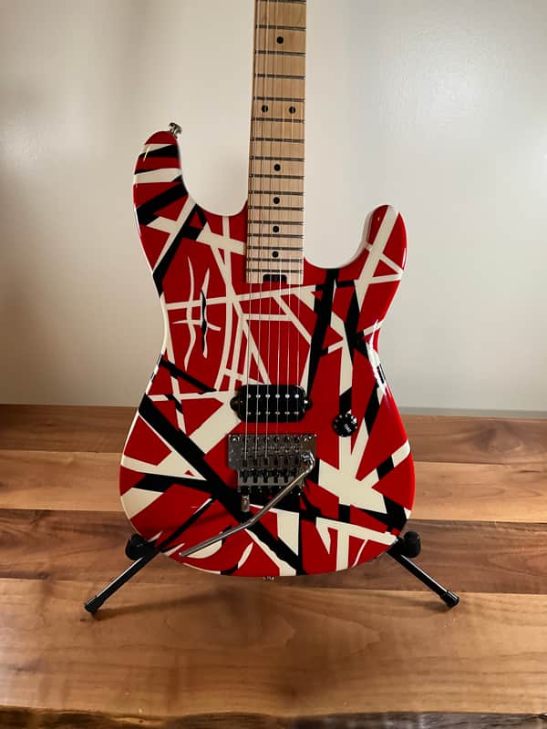 EVH Striped Series Electric Guitar 2013 - Present - Red/Black/White image 1