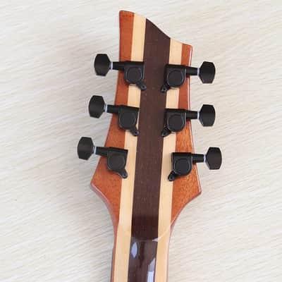 Custom HH Finish Guitar, Quilted Maple Top Basswood Body image 8