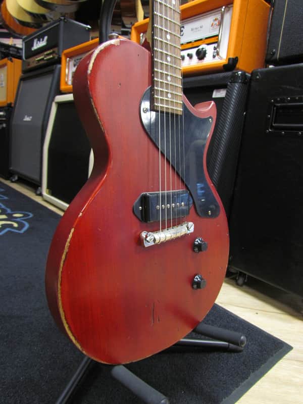 AXL USA hand aged bulldog Trans Red | Reverb