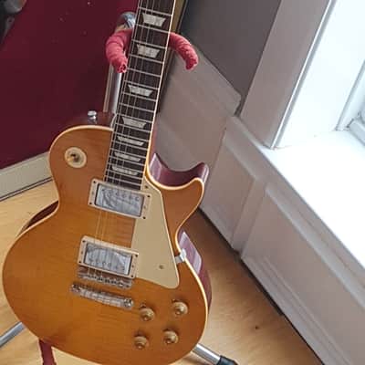Gibson Les Paul 1960 Reissue 2017 - Wood effect/ dirty lemon burst image 4