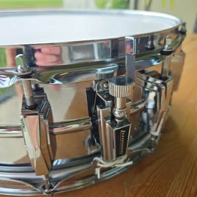 1972 Ludwig LM400 Supraphonic 5x14" 10-Lug Aluminum Snare Drum - Chrome-Plated image 5